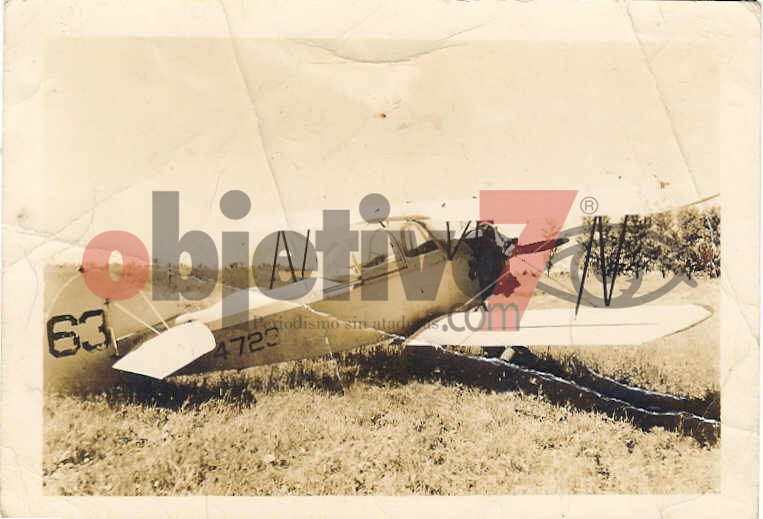 La avioneta que viajaba desde Los Ángeles, California a Puerto Vallarta y en la que llegaron por primera vez Richard Burton y Elizabeth Taylor, quienes hicieron famoso al pueblo. Fotos: Objetivo7fotógrafos.