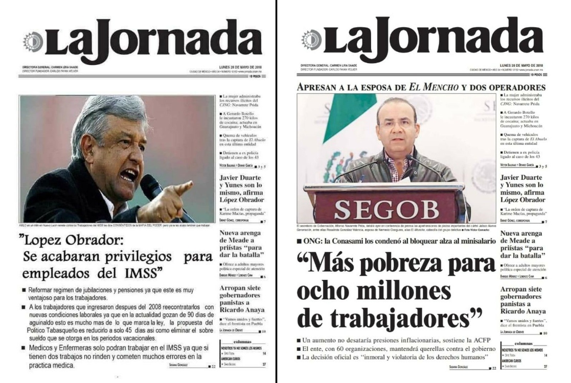 El presidente también compra medios: a La Jornada le da más de 600 mil pesos al día