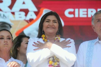 Nora cierra campaña electoral en Aguascalientes