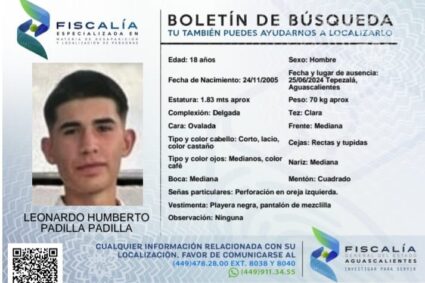 2 desaparecidos en Aguascalientes