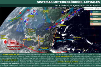 Lluvias en varios estados de México