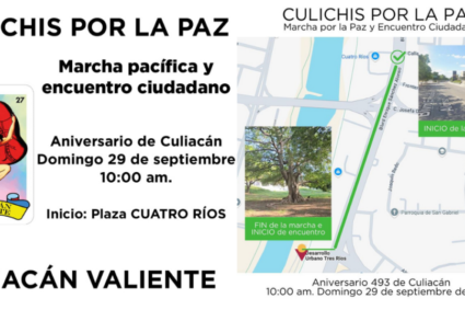 Marcharán este domingo por la por la paz en Sinaloa