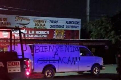 Amanece Sinaloa con 8 cuerpos y mensaje: Bienvenidos a Culiacán