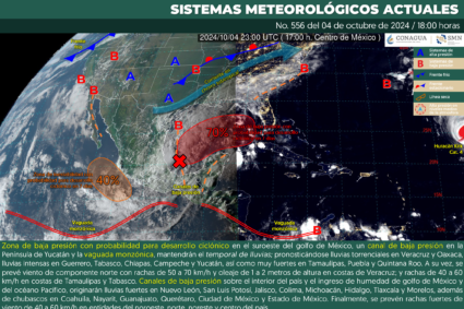 Lluvias Torrenciales en sur y sureste de México