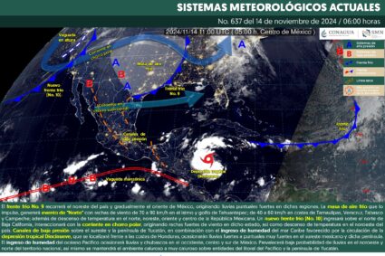 Fuertes eventos causar frente frío 9