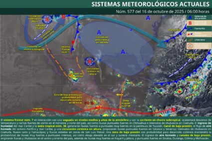 🌪️ Frente frío 7 deja lluvias intensas y descenso de temperatura: el país se parte entre el calor del sur y el frío del norte