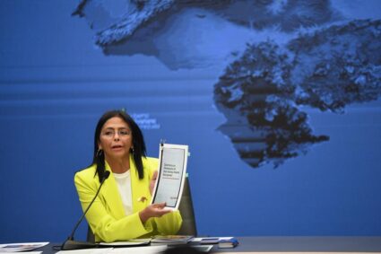 Jura Delcy como mandataria de Venezuela