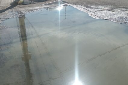 Aguas negras en Héroe de Nacozari