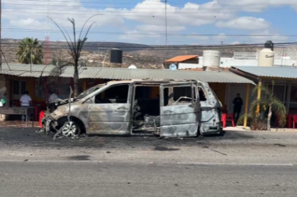 Reducido el CJNG en Aguascalientes, sólo quema una camioneta