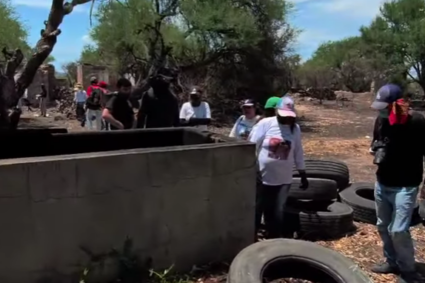 Buscadoras encuentran macro crematorio clandestino en Lagos de Moreno: vídeos sensibles